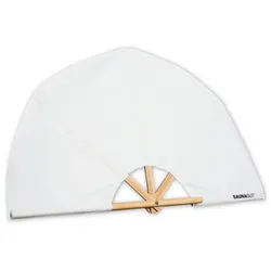 SAUNAGUT® Aufgussfächer Esche KLEIN,Farbe: weiß