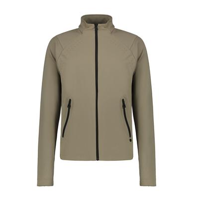 Outdoorjacke DACHSTEIN "Dachstein Midlayer Gmunden", Herren, Gr. S, beige (olive), Stoff, 95% Polyester, 5% Elasthan, normal, Jacken Outdoorjacke