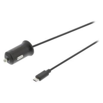 Générique Chargeur voiture 2.4 A Micro USB Noir (CH-008BL)