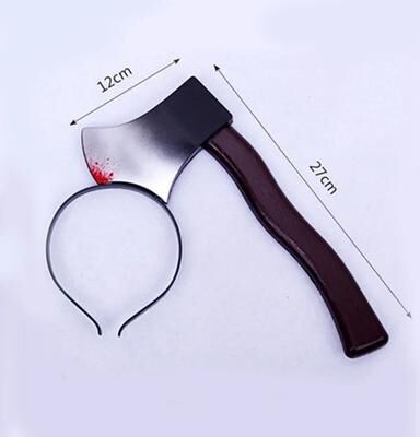Uplift Treasures Halloween Bloody Axe Knife Headband Costume c