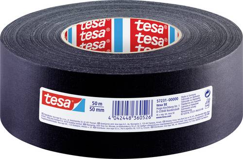 tesa PERFECT 57231-00000-02 Gewebeklebeband tesa extra Power Schwarz (L x B) 50 m x 50 mm 1 St.