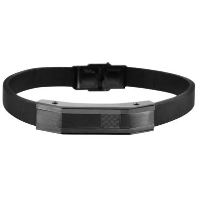 Armband ADELIA´S "Armband aus Leder 24 cm", schwarz, Armbänder, Damen, 24cm, Leder, Armband, Ein kleines Geschenk mit großer Wirkung