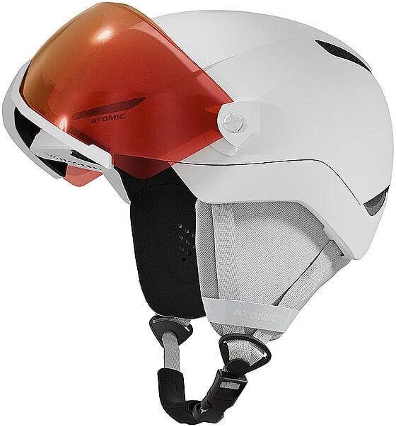 Atomic Kinder Skihelm Revent Visor JR weiss   51-55CM B