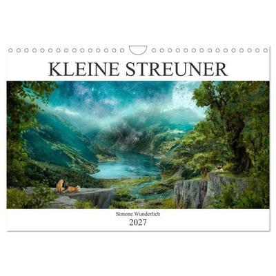 Kleine Streuner (Wandkalender 2027 DIN A4 quer), CALVENDO Monatskalender