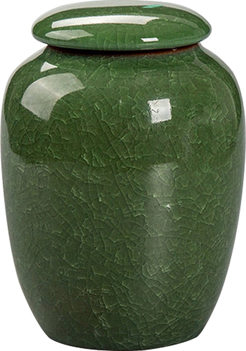 Hemelwinkel Luxe Begrafenis Urn Groen - 200 ml - Voor Menselijk As of Huisdieren