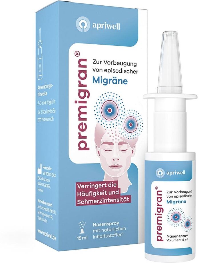 premigran® zur Prophylaxe von Migräne   apriwell