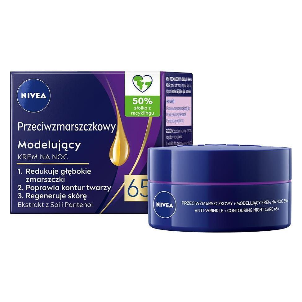 Nivea Antiwrinkle Night Cream 65 With Soy Extract And Jojoba Oil (65 ml, Nachtcreme) (66252782)