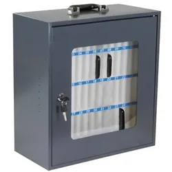 Kangaro Smartphone-Schrank 48 Fächer dunkelgrau grau, 37.6x44.5x20.5 cm