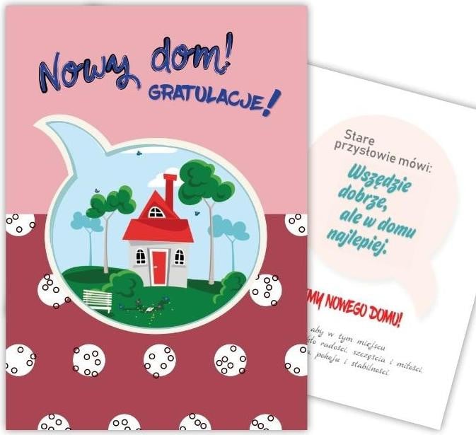 Trend Wenskaart Nieuw Huis met envelop