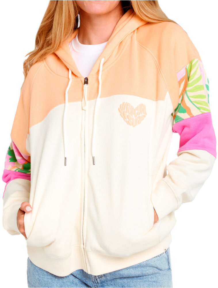 Rip Curl colour block sudadera mujer Negro (M)