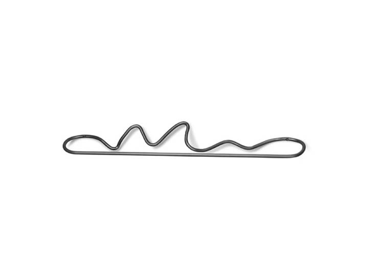 Ferm Living - Curvature Handtuchhalter, schwarz