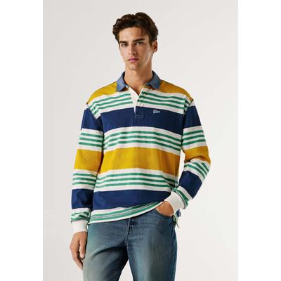 Poloshirt PEPE JEANS "Poloshirt CLIVE", Herren, Gr. S, bunt (ivory weiß), 100% Baumwolle, Shirts