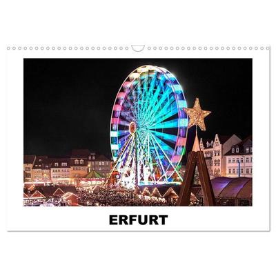 Erfurt (Wandkalender 2027 DIN A3 quer), CALVENDO Monatskalender