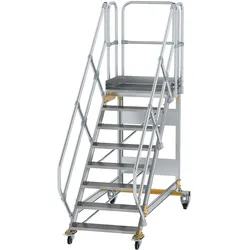 Munk Plattformtreppe 45° fahrbar Stufenbreite 800 mm - 600788