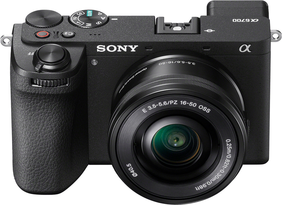 Sony α6700 Mirrorless Camera met 27 MP Exmor R CMOS-sensor, 4K Ultra HD en Touchscreen, Zwart