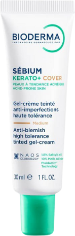 Bioderma Sébium Kerato+ Cover Gel-creme com Cor 30ml