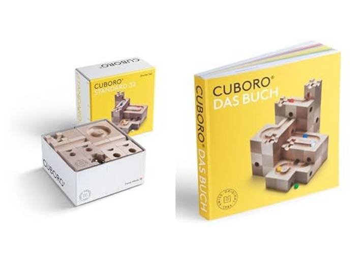 Kugelbahn Cuboro Sparset Standard 32 inkl. Cuboro Das Buch