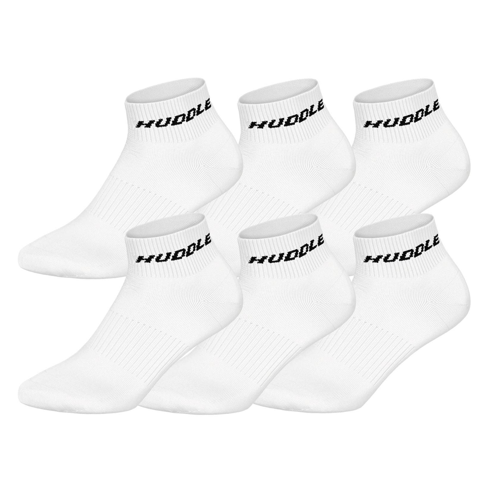HUDDLE 6pk Quarter Socks Unisex Socken