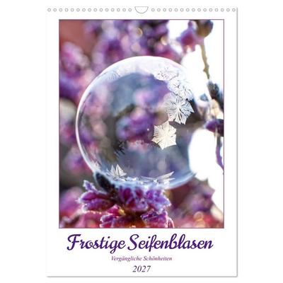 Frostige Seifenblasen (Wandkalender 2027 DIN A3 hoch), CALVENDO Monatskalender