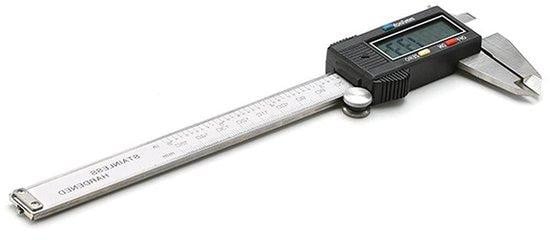 Digitale Remklauw - Meetgereedschap voor precisie metingen - Roestvrij staal - 0-150mm - Zilver