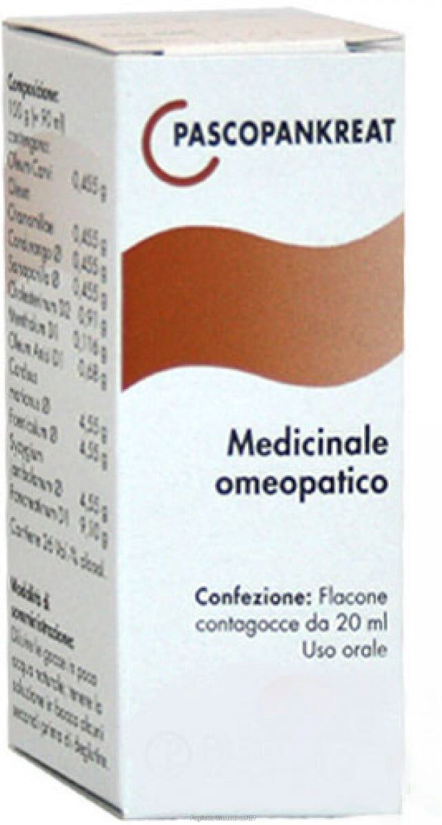 Named Pascoe Pascopankreat Vital Gocce Omeopatiche 20 ml