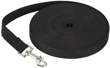 Uplift Treasures Adjustable Nylon Dog Training Leash For Small To Large Dogs black 30m