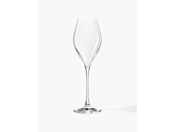 Verres à vin blanc en cristal Silvio, 4 pièces