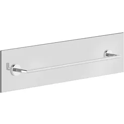 Gessi Ingranaggio, Handtuchhalter 600mm zur Montage an einer Glaswand mit 8-10mm Stärke 2x2 10mm-Lochbohrungen an der Glaswand, 63928031, Farbe: Chrom
