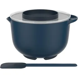 Mepal Chef it 3000 ml Rührschüssel Set 3 teilig - Navy, Schüssel + Schale, Blau