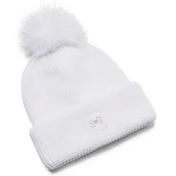 UNDER ARMOUR Damen UA HALFTIME RIBBED POM, Größe ONE SIZE in Weiß Weiß