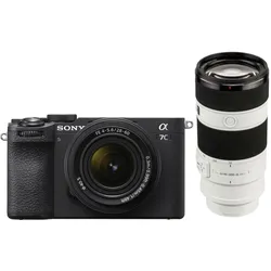 Sony Alpha ILCE-7C II schwarz + 28-60mm + SEL 70-200mm f4 100,00 € Cashback
