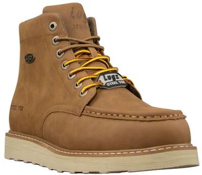 Lugz Monterey Steel Toe - Mens 11.5 Brown Boot W