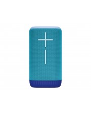 Logitech EVERBOOM Lautsprecher tragbar kabellos Bluetooth NFC App-gesteuert Azure Blue (984-001924)