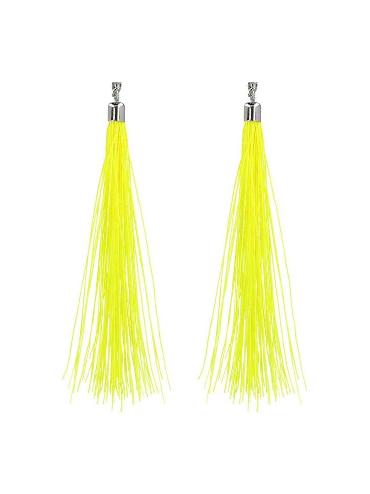 Boland - Earrings Festival Neon Yellow 20cm