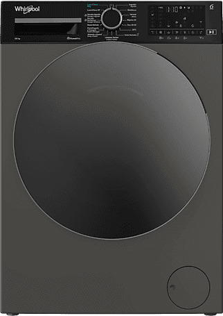 Lavadora secadora - Whirlpool WAD 9636G SPT, 9 kg + 6 kg, Motor Inverter, Tecnología 6th Sense, Steam Refresh, Gris Manhattan