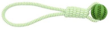 Uplifted Finds Hollow Rubber Chew Ball With Internal Bell green 5cm Ball