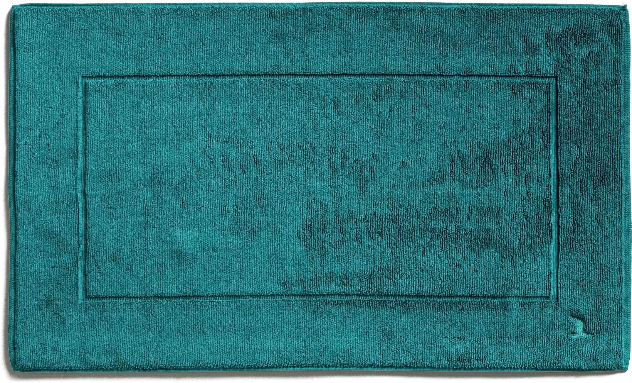 Badematte MÖVE "Superwuschel", grün (lagoon), H:8mm, Baumwolle, Badematten, Badematte lagoon rechteckig (60cm x 100cm ), 1 Stk.