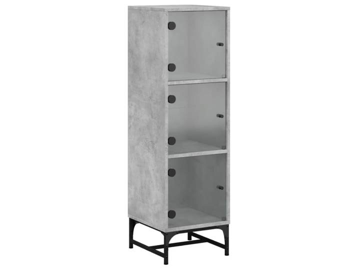 Buffet bahut commode armoire 35 x 37 x 120 cm verre