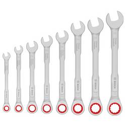 Bosch Professional 1600A03AG5 1600A03AG5 Ratschen-Ring-Maulschlüssel 8teilig