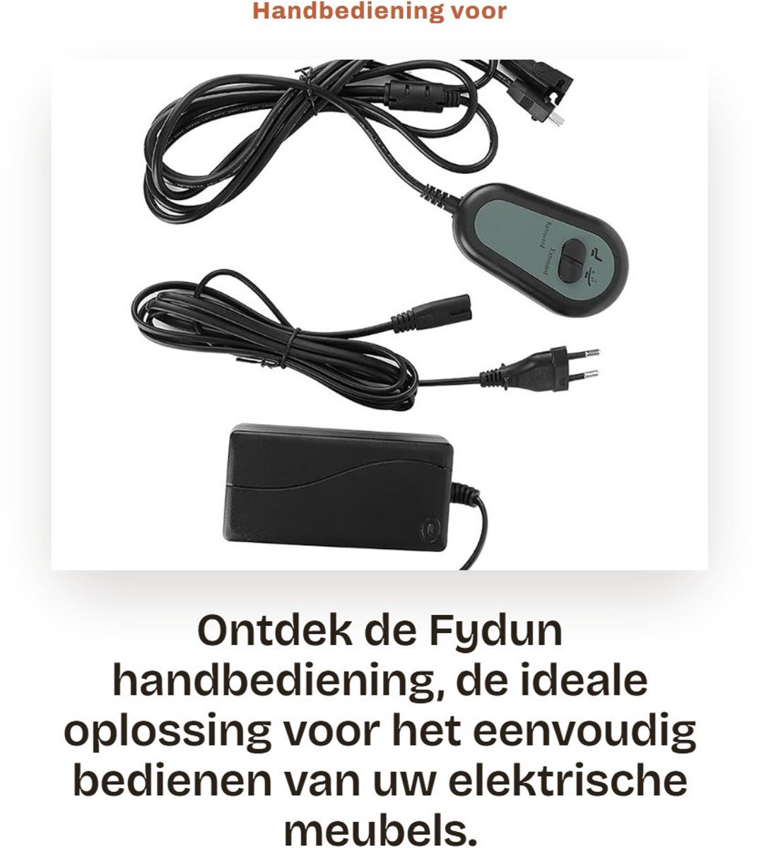 Dailygoods Handbediening voor Elektrische Meubels - Robuuste Sofa Schakelaar