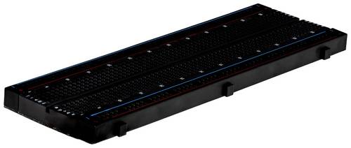 Joy-it RB-Breadboard2-B Steckplatine selbstklebend Schwarz Polzahl Gesamt 830 (L x B x H) 54 x 165 x 10mm 1St.