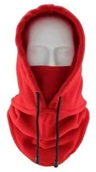 Uplift Picks Unisex Polar Fleece Balaclava Windproof Winter Face Mask red