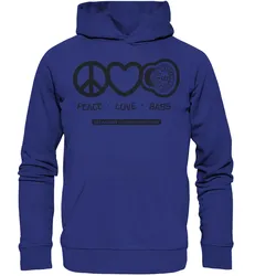 DD Audio Peace love bass  Hoodie Hoodie | Masori