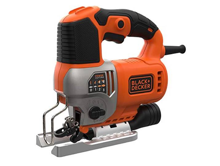 Black+Decker BES610K-QS Scie Sauteuse filaire - 650W - Livrée en Boite de Rangement