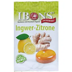 Ibons Ingwer Zitrone o.Zucker Tüte Lutsc 75 g