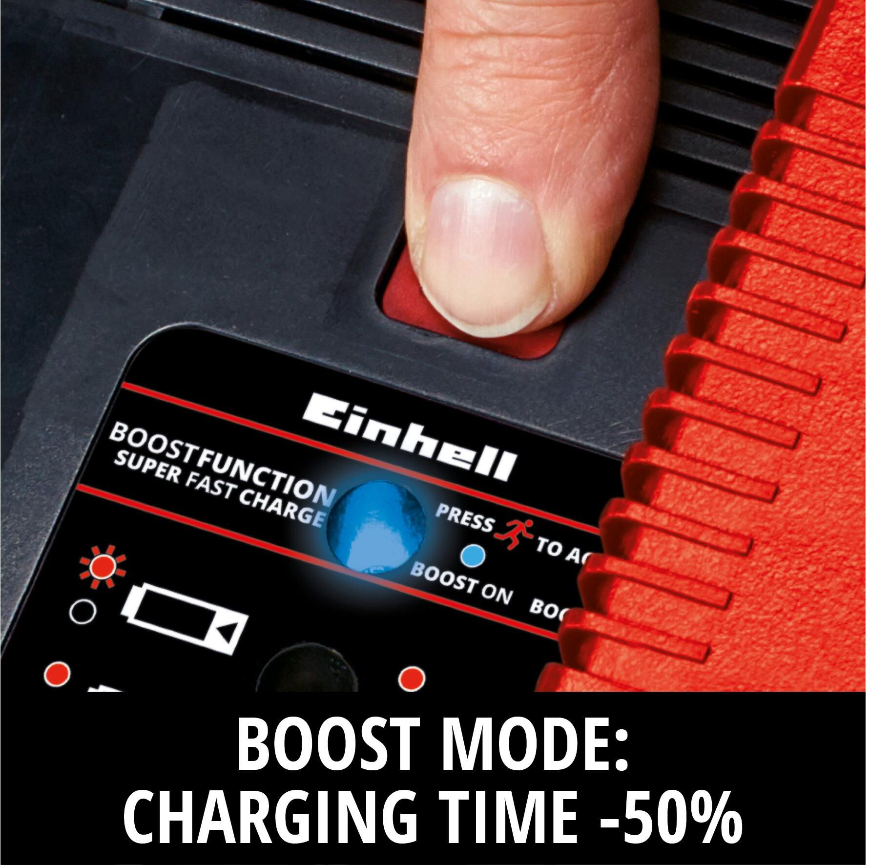 Akku-Set EINHELL "18 V 4-6Ah & 6A Boostcharger", schwarz, 18,0, Akkumulatoren, Akku-Set schwarz 18,0
