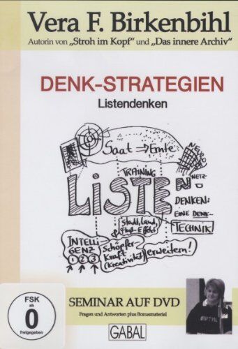 Vera F. Birkenbihl - Denk-Strategien-Listendenken -Vera F. Birkenbihl - Preis vom 10.10.2026 11:48:34 h