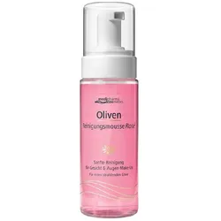 Oliven Reinigungsmousse Rose 150 ml Schaum
