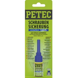 Petec 91005 Schraubensicherung mittelfest blau - 5 Gramm Flasche