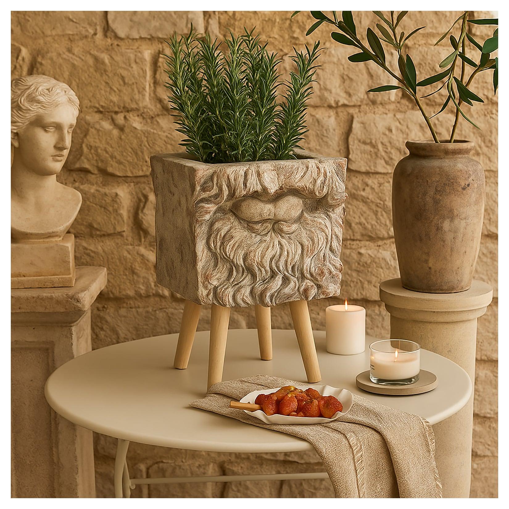 HTI-Living Pflanzgefäß Apollon Blumenkübel Mund